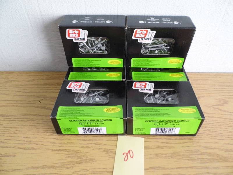 lot 20 image: Lot of 2 Grip Rite Exterior Nails