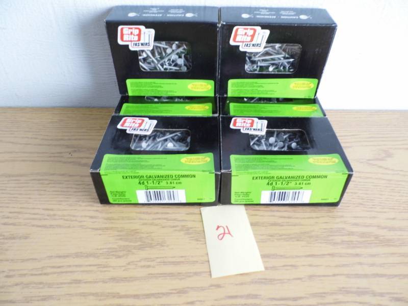 lot 21 image: Lot of 2 Grip Rite Exterior Nails