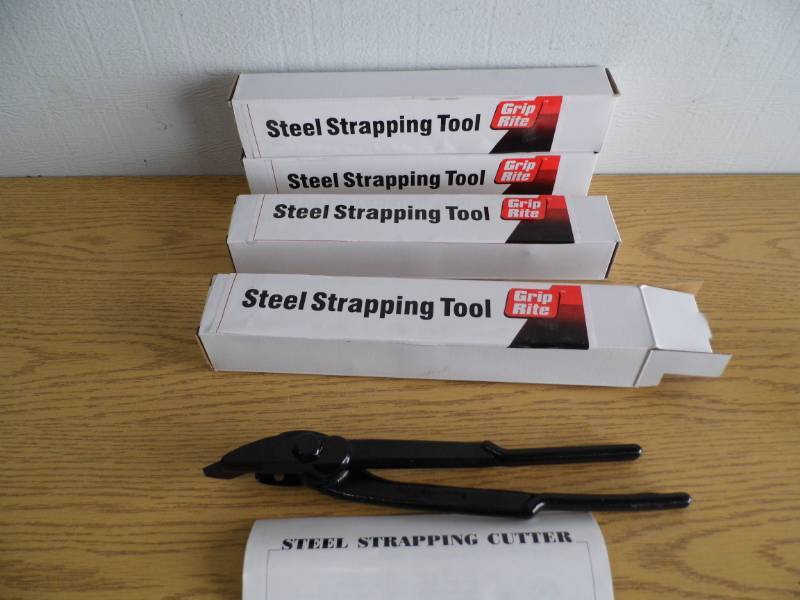 lot 25 image: Lot of 4 Grip Rite Strapping Tools