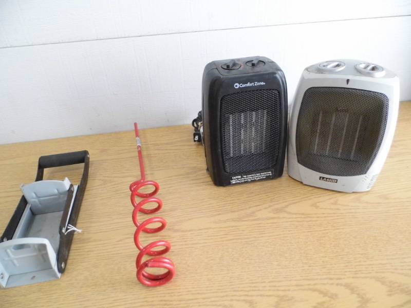 lot 55 image: Lot of 2 Heaters - Can Crusher