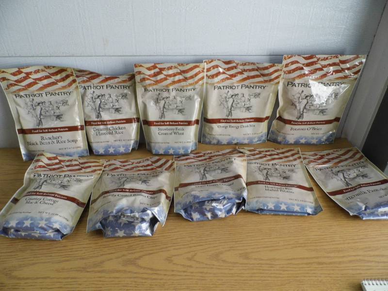 lot 66 image: Lot of 10 Patriot Pantry MealsFood