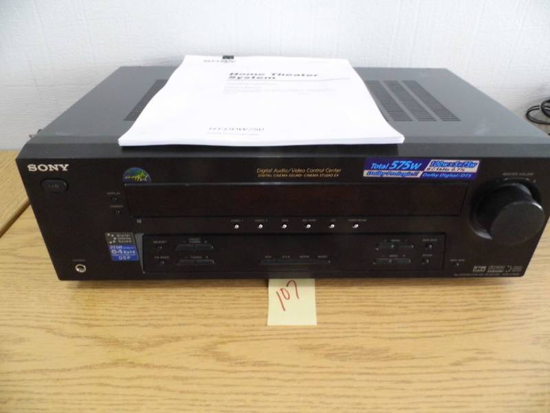 lot 107 image: Sony Home Theater Receiver