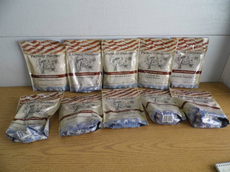 lot 65 image: Lot of 10 Patriot Pantry MealsFood