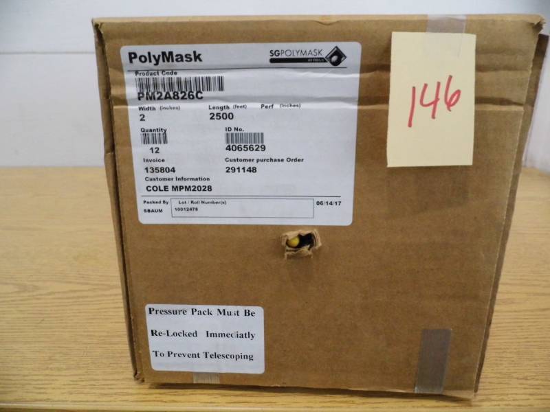 lot 146 image: 12 Rolls PolyMask Protective Tape