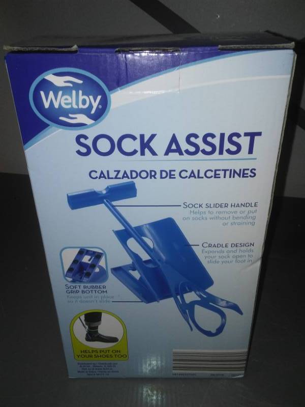 lot 71 image: Welby sock assist, new in box.