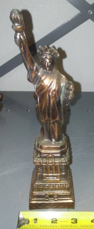lot 144 image: Statue of Liberty, brass,