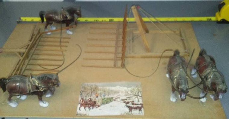 lot 170 image: Horse-drawn stacking rack system - Works