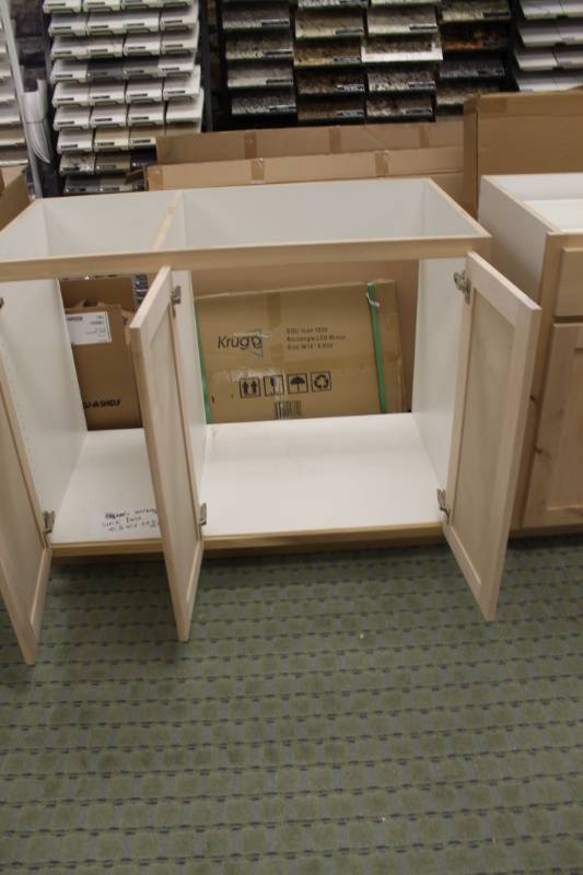 Soft Maple Sink Base Cabinet
