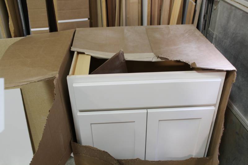 White Maple Vanity Base