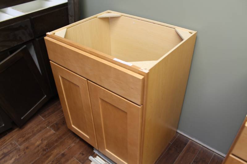 Birch Sink Base Cabinet