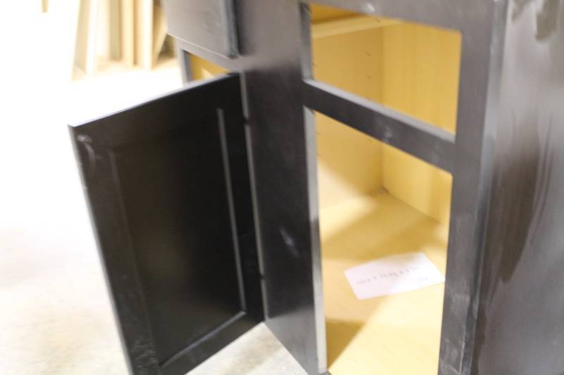 Black Sink Base Cabinet