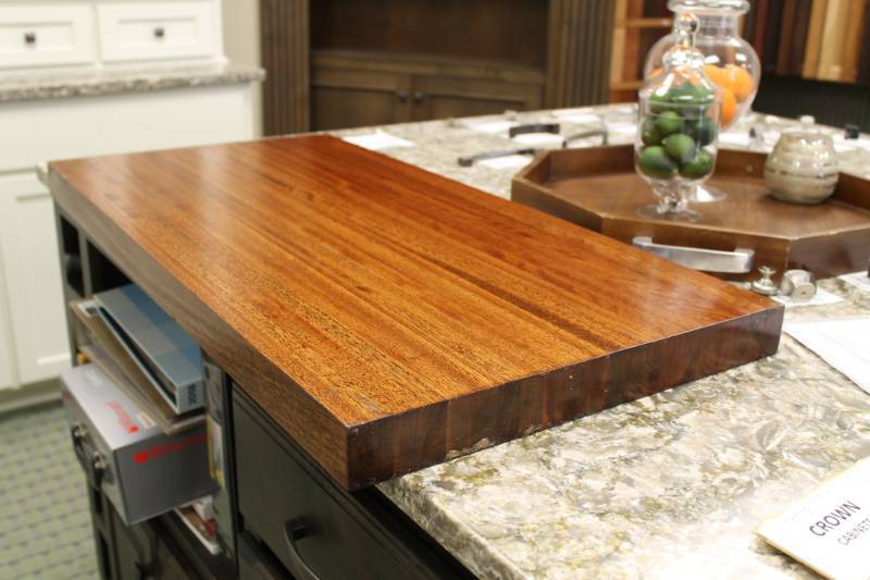 Mahogany Butcher Block Slab