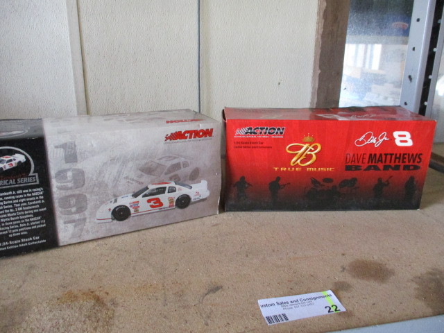 lot 22 image: Dale Jr Die Cast Cars