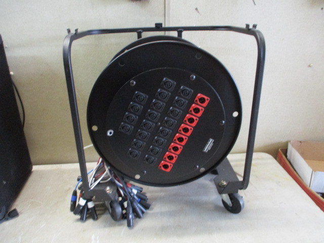 lot 28 image: Whirlwind Cord Reel with commercial grade av cord