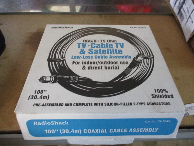 lot 35 image: New 100 Coaxial Cable