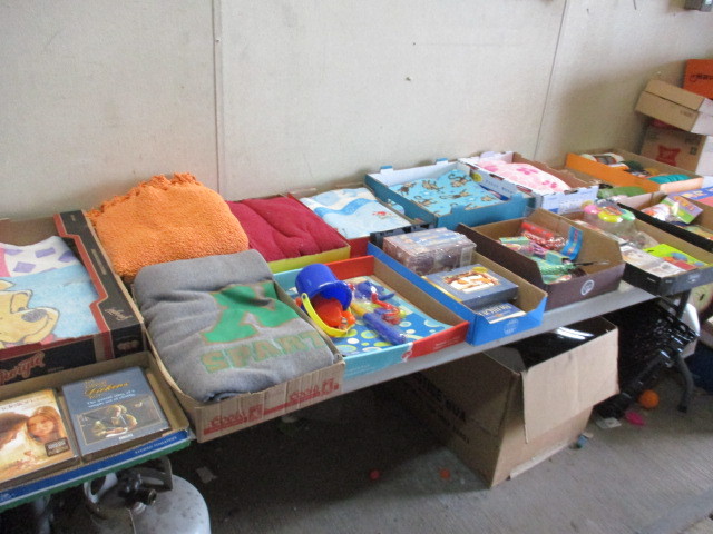 lot 110 image: Toys and kids blankets