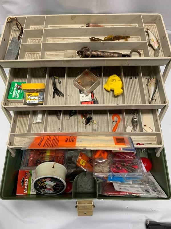lot 20 image: Plano Tackle Box Full of Tackle