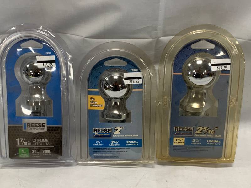 lot 63 image: Tri Ball Hitch Set 1 78   2   2 1516  New