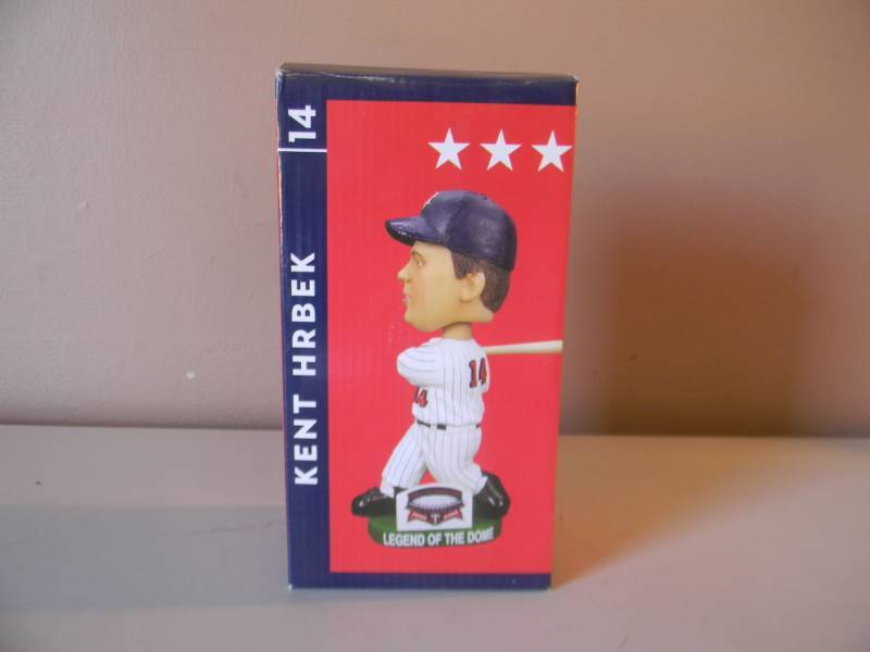 lot 14 image: KENT HRBEK LEGENDS OF THE DOME BOBBLEHEAD - WITH CERT NEW IN BOX - SEE PICTURES