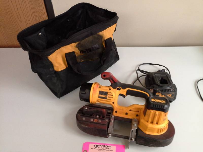 lot 728 image: DeWalt DCS370 18V Cordless Band Saw with Battery, Charger, Case