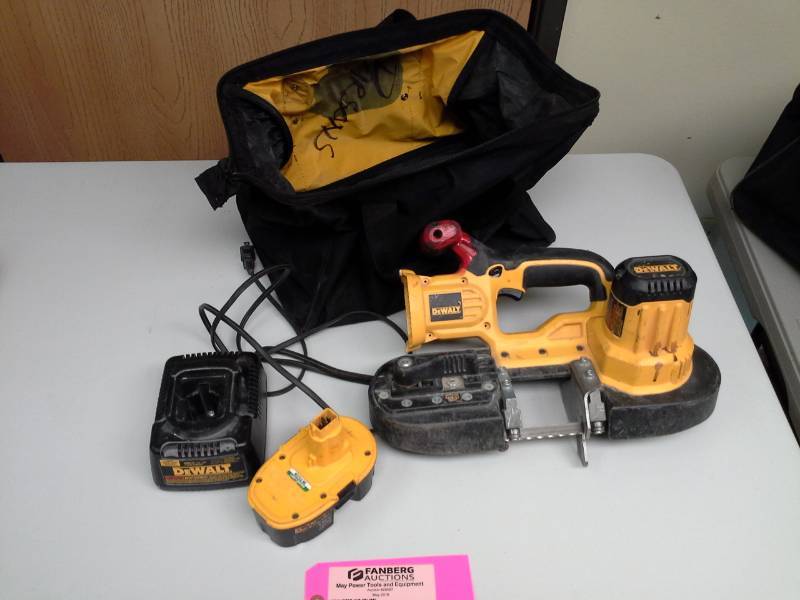 lot 732 image: DeWalt DCS370 18V Cordless Band Saw with Battery, Charger, Case