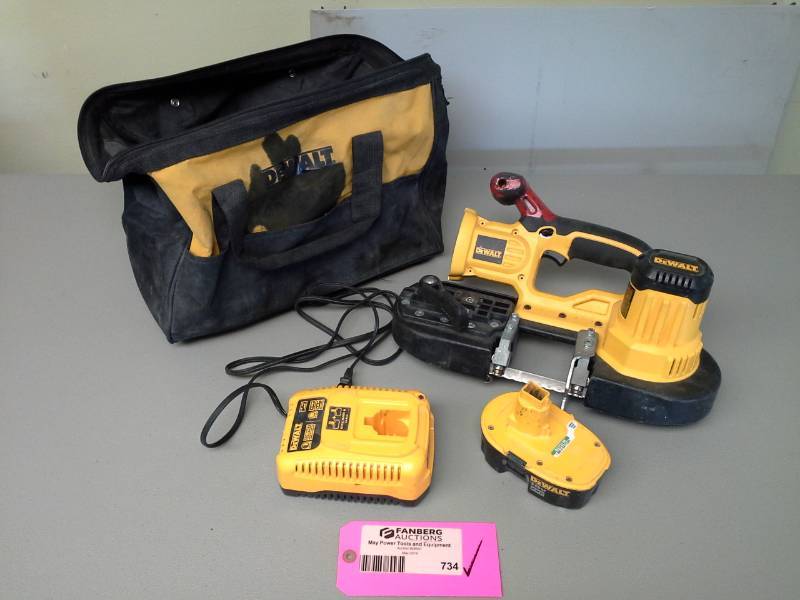 DeWalt DCS370 18V Cordless Band Saw with Battery Charger Case June ATV s Power Tools and Equipment K BID