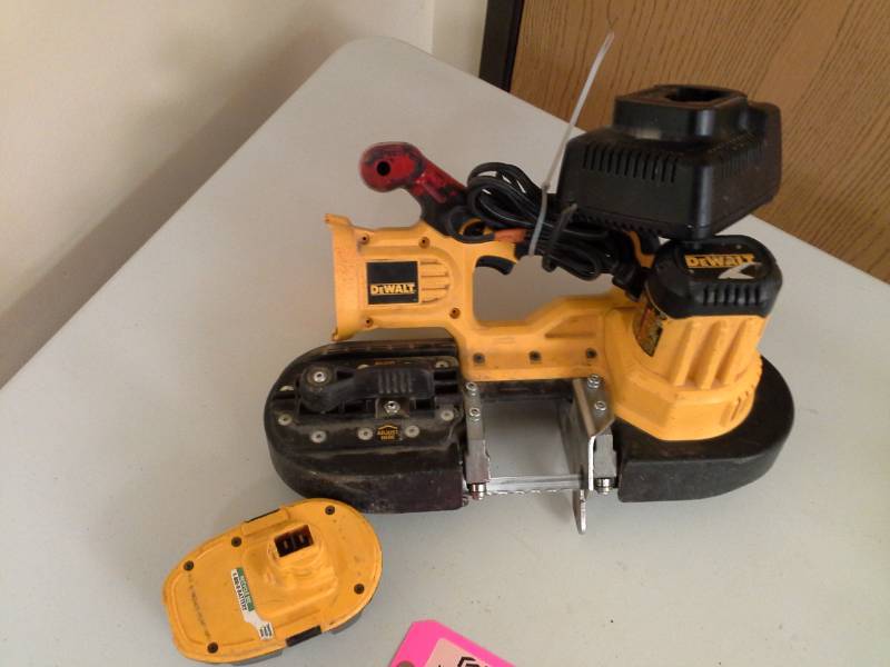 lot 745 image: DeWalt DCS370 18V Cordless Band Saw with Battery, Charger