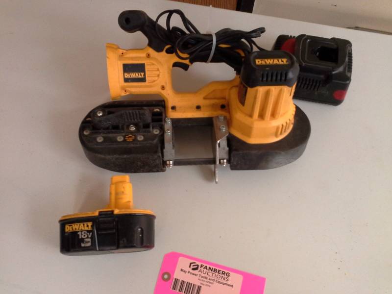 lot 746 image: DeWalt DCS370 18V Cordless Band Saw with Battery, Charger