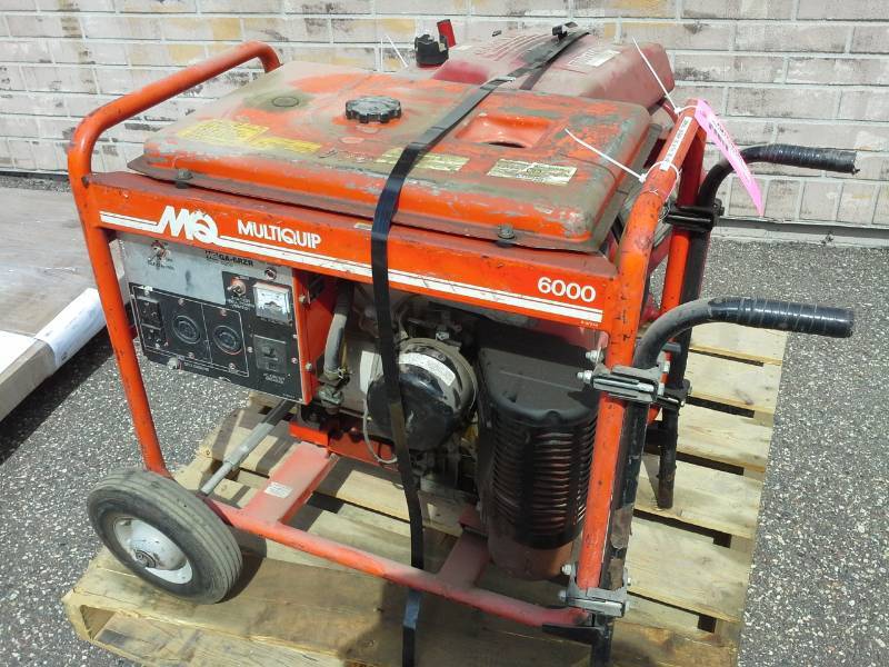 lot 705 image: Multiquip 6000W GA-6HZR Generator with Robin EY40 Motor