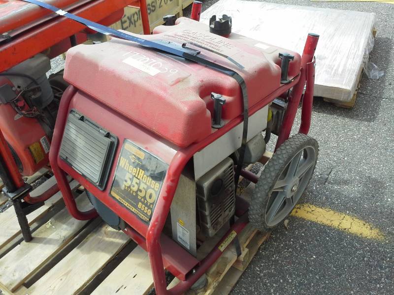 lot 706 image: Generac WheelHouse 5550W Heavy Duty Generator with Briggs & Stratton Motor