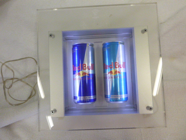 lot 16 image: Red Bull Shadow Box Lighted Sign