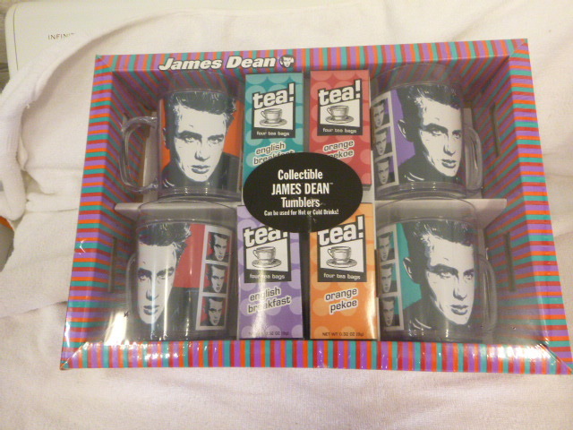 lot 19 image: James Dean Collectible Tumblers