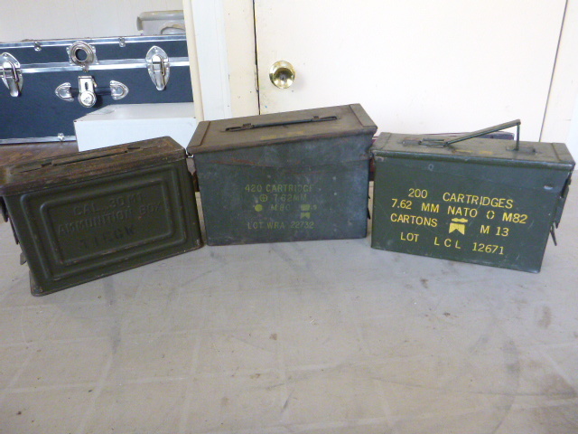lot 59 image: 3 Ammo Cases