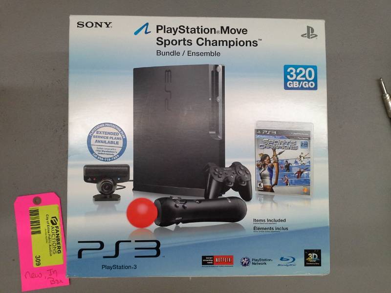 lot 309 image: Sony Playstation PS3 Move Sports Champion Bundle