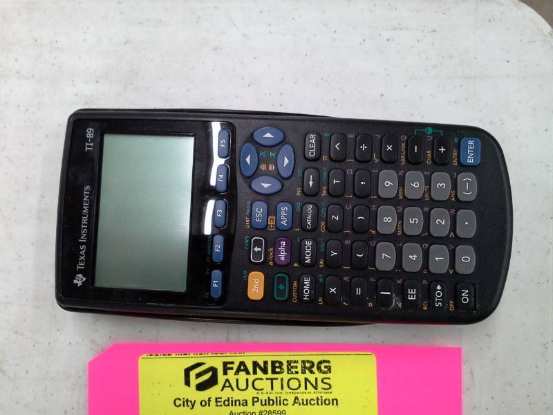 lot 319 image: Texas Instruments TI-89 Hand Calculator
