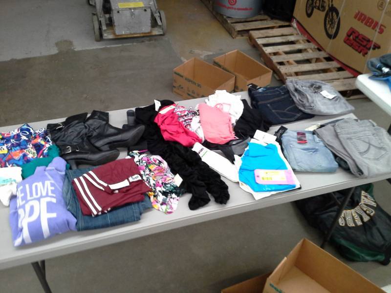 lot 398 image: Womens Pants, Tops, Boots