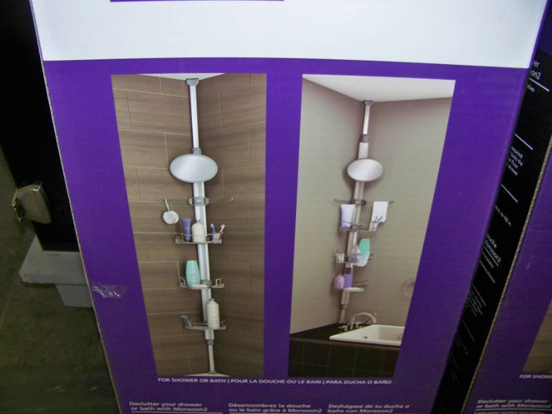 lot 22 image: (2) Artika, Monsoon 2, Shower  Bath Organizing Systems in Original Boxes