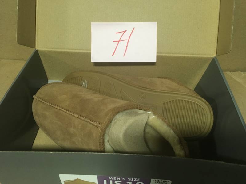 Kirkland Mens Sheepskin Shearling Lightweight Clog Slippers SZ 10 not used