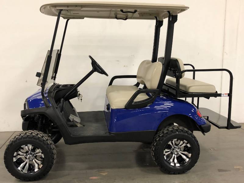 Blue Havoc Elite Yamaha Drive Lifted 4 Passenger Golf Cart