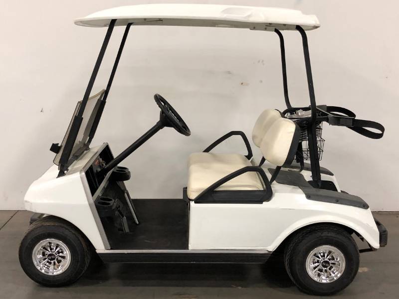White Club Car DS 48v Electric Golf Cart