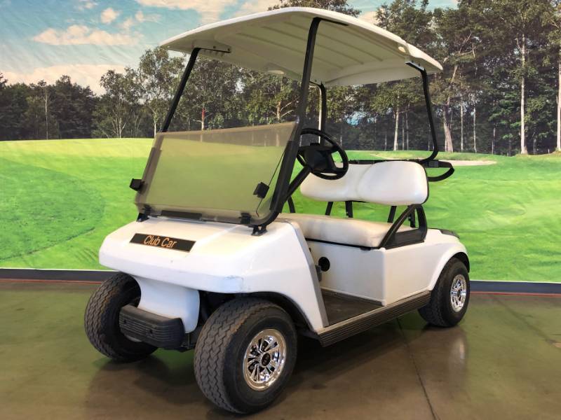 White Club Car DS 48v Electric Golf Cart | "RIDE INTO SUMMER" GOLF CART