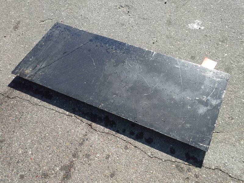 lot 919 image: Blank AdapterPush Plate (Skid Steer Attachment)
