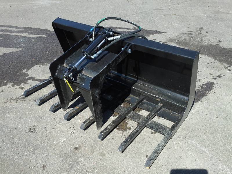 60 Single Grapple Bucket (Skid Steer Attachment)