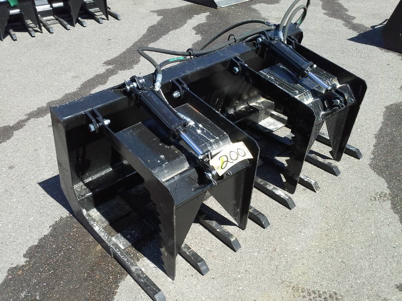 60 Double Grapple Bucket (Skidsteer Attachment)