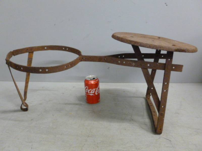 lot 9 image: Vintage Milking Stool