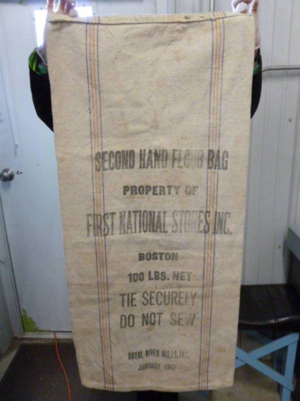 lot 116 image: Vintage Flour Sack