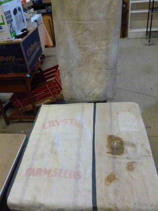 lot 267 image: Vintage Feed Sacks