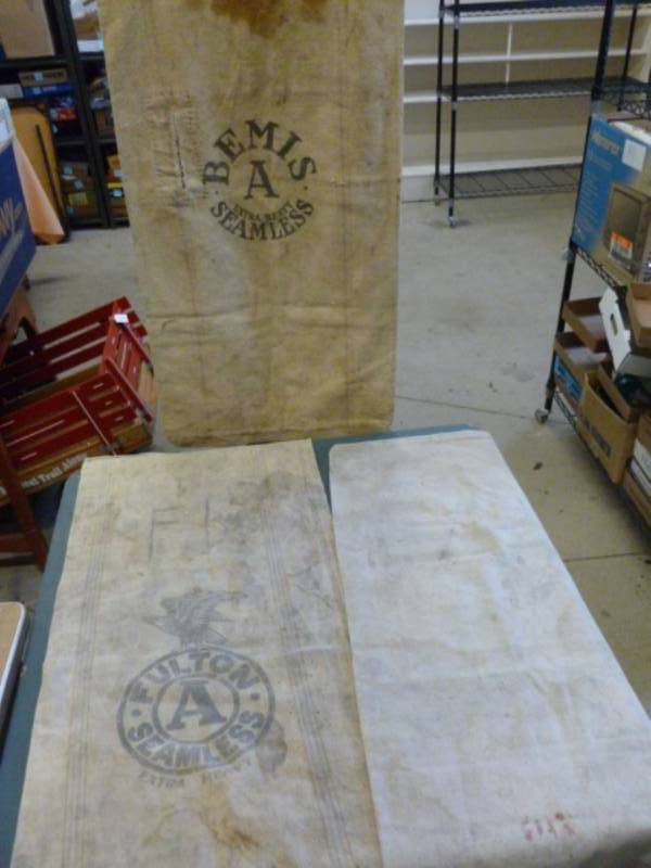 lot 269 image: Vintage Feed Sacks