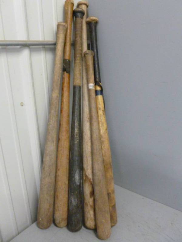 lot 301 image: Vintage Wooden Bats