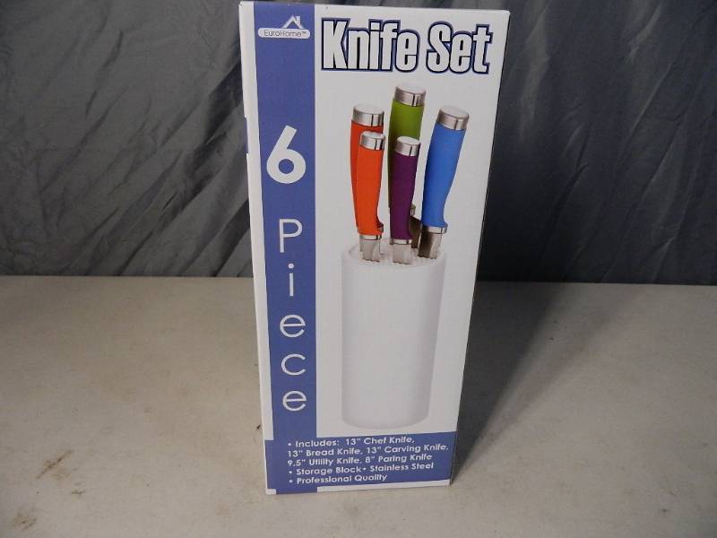 lot 47 image: New 6 Piece Knife Set